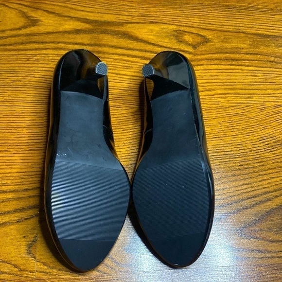 🌷 Candie’s 🌷 Black Patent Heel Bow Tie Pumps - Picture 8 of 8